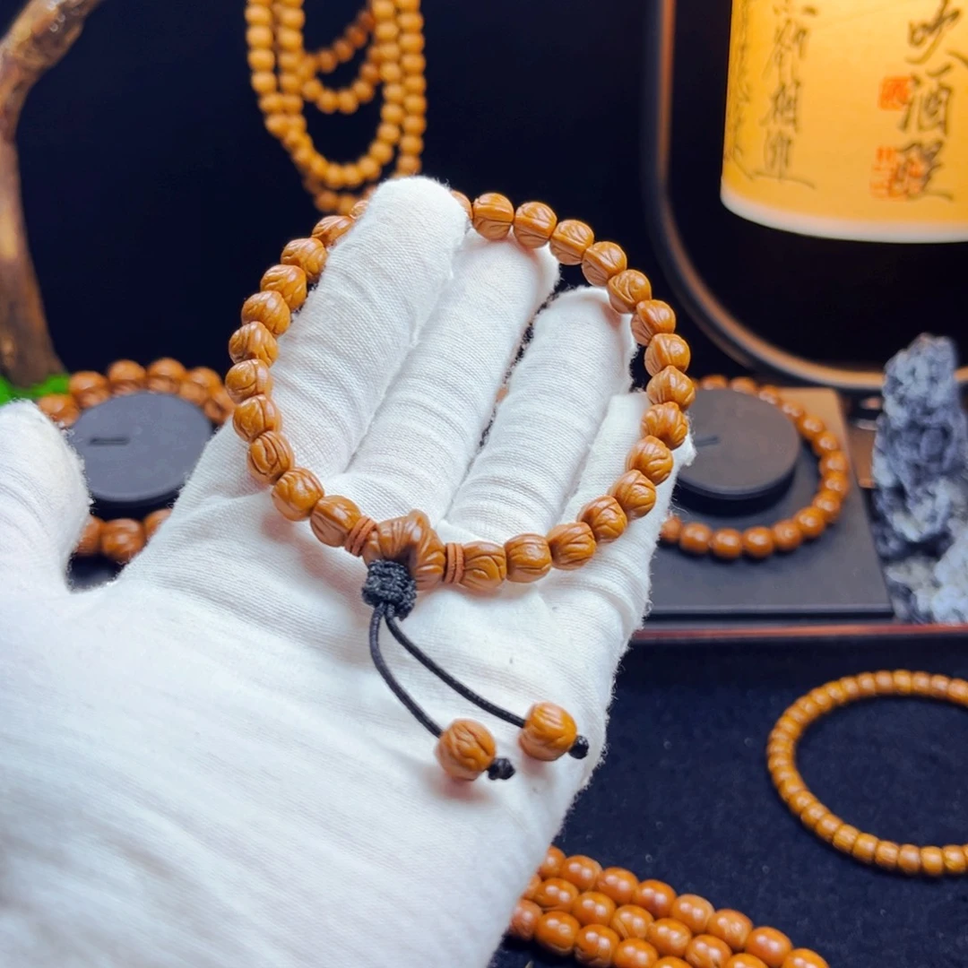 阿***.桃核吊坠野生桃核