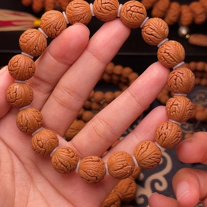 手串桃核精品绣球手串1.3