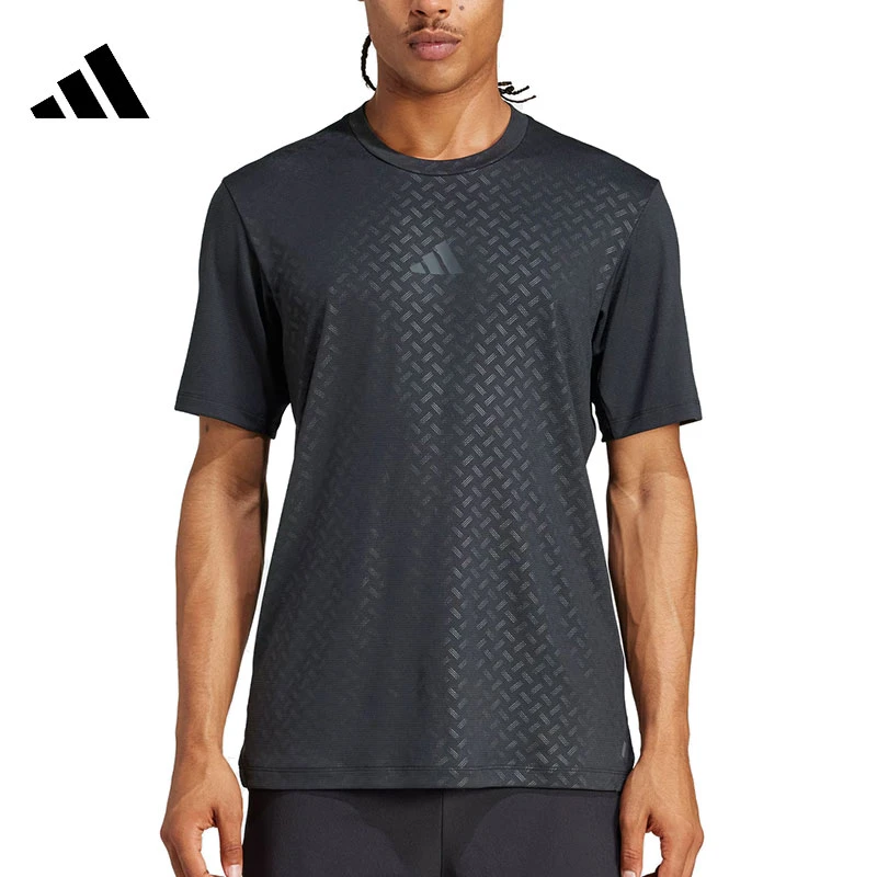 【商城】流光风adidas阿迪达斯男子运动休闲短袖T恤JI8215