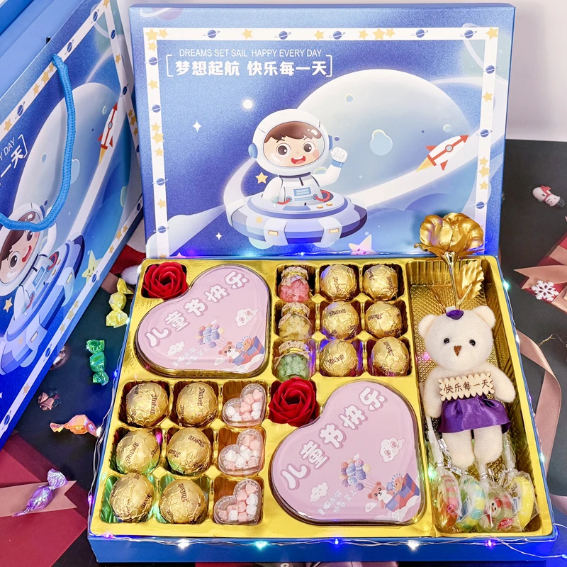 Dove/德芙儿童节礼物仪式感送男孩闺女巧克力棒棒糖礼盒女生生日