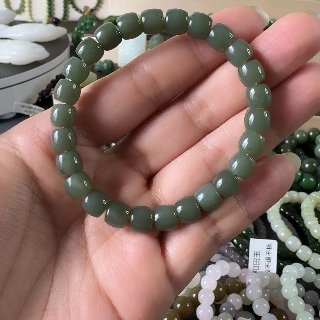 和田玉未镶嵌手串