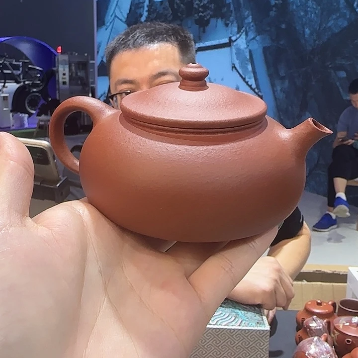茶杯紫砂红清水寒江   175CC
