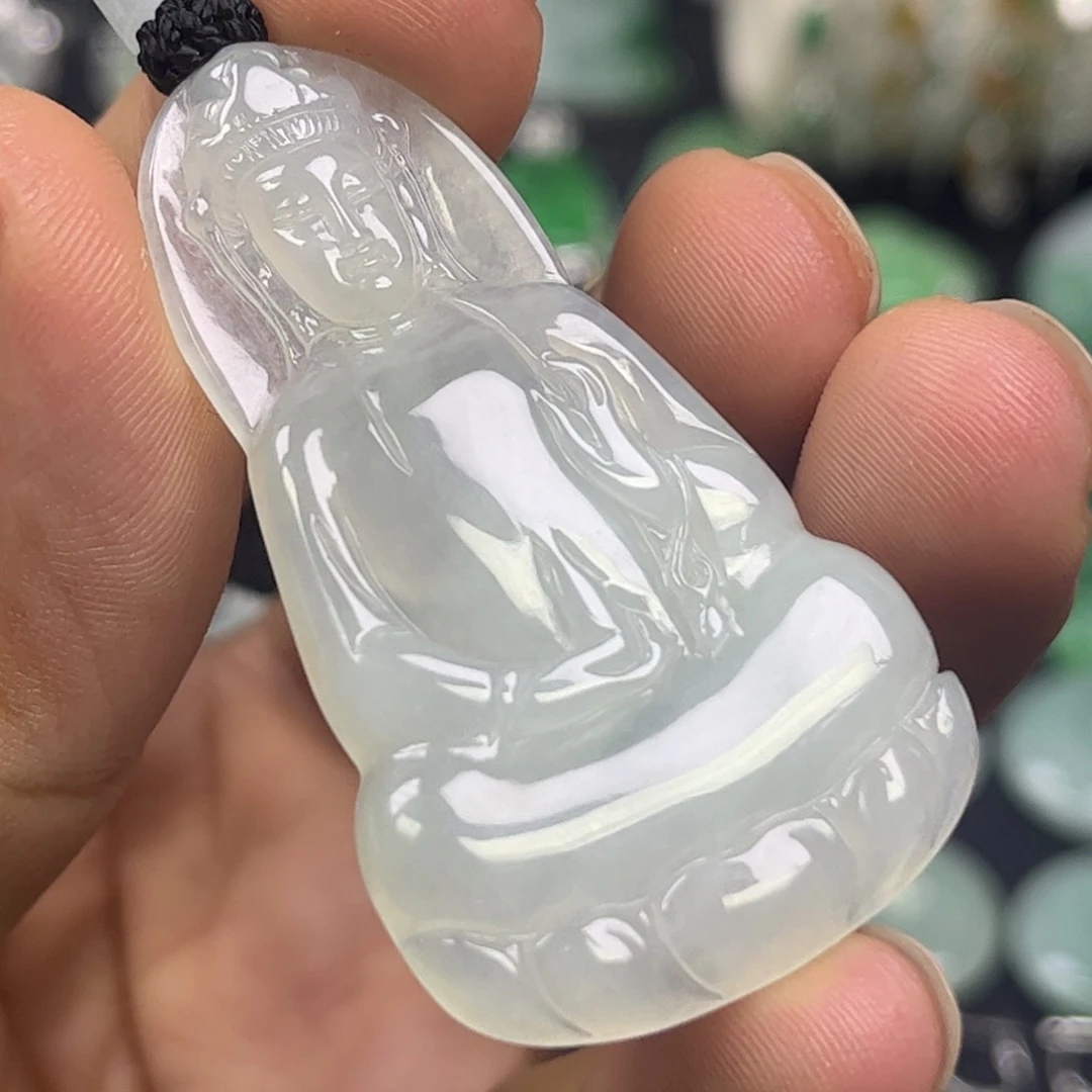 翡翠未镶嵌颈饰缅甸天然翡翠