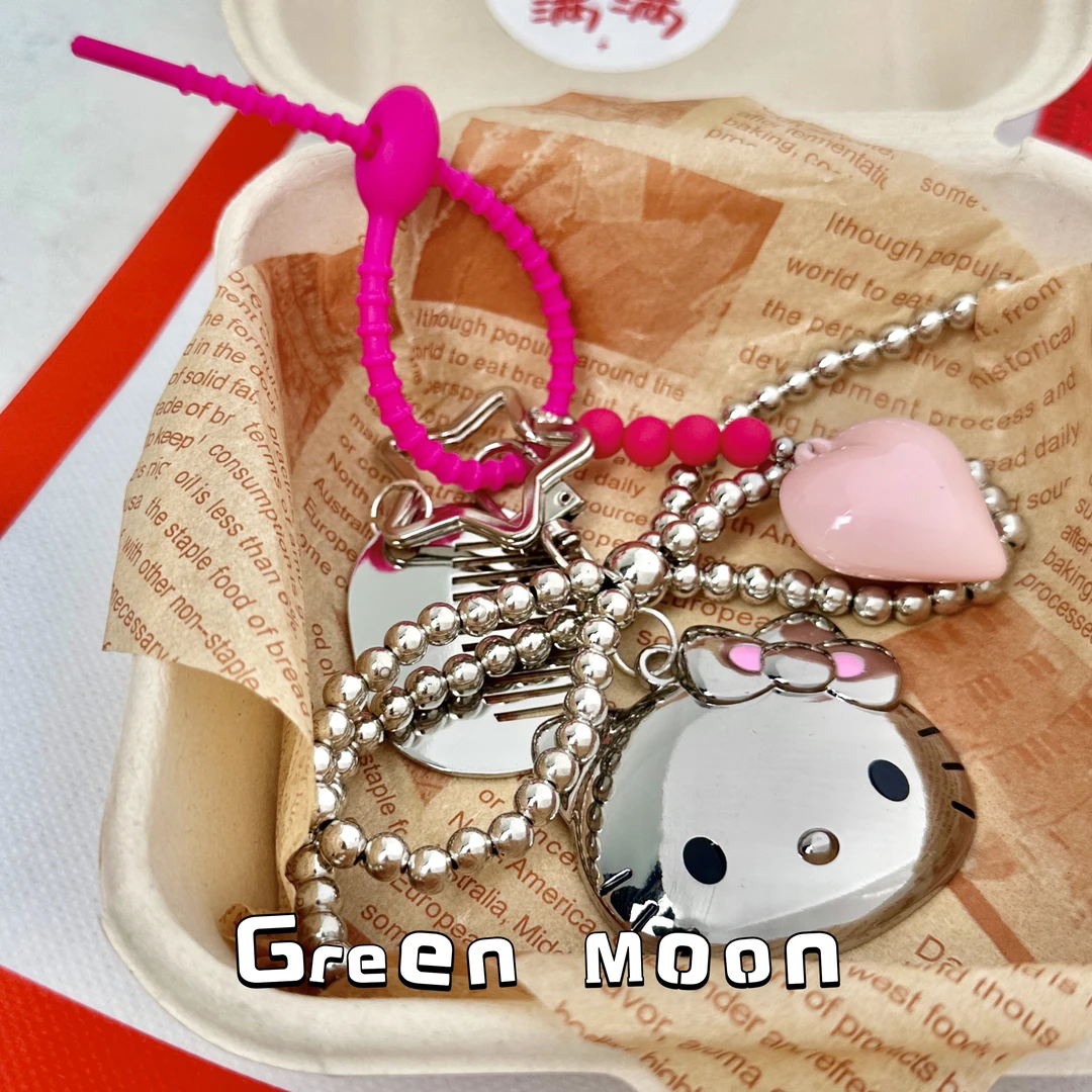 【果糖罐子】甜酷辣妹卡通猫咪玩偶包挂原创可爱C354