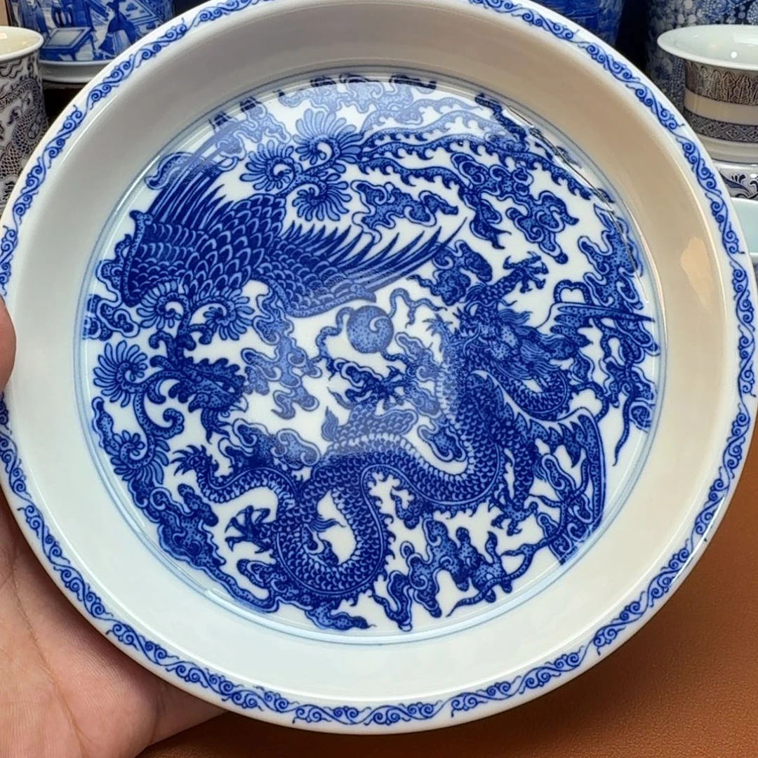 山***饰杯子景德镇全手工手绘陶瓷