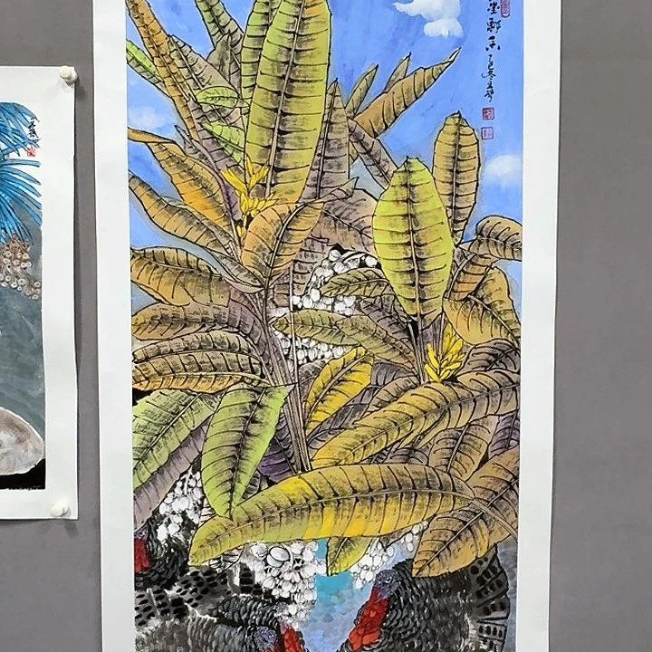 国画亲笔手绘放心去藏