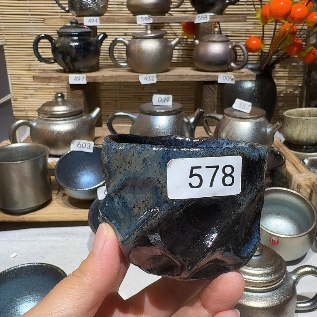 屁***你壶建水紫陶紫泥柴烧杯