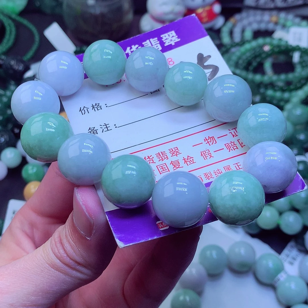 翡翠毛衣链未镶嵌