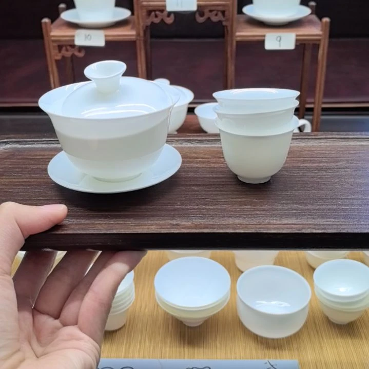 济****标10寸茶盘+110毫升元宝盖碗+3个铃铛杯