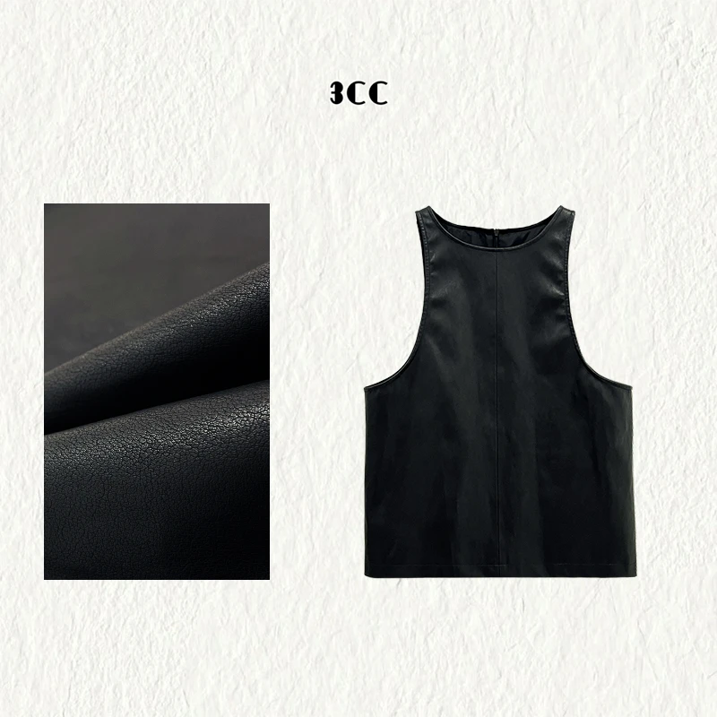 3CC【极简实穿】时尚显瘦百搭马甲无袖坎肩复古百搭8808