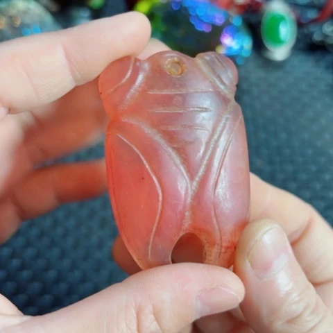 紫金钵盂菩提把件