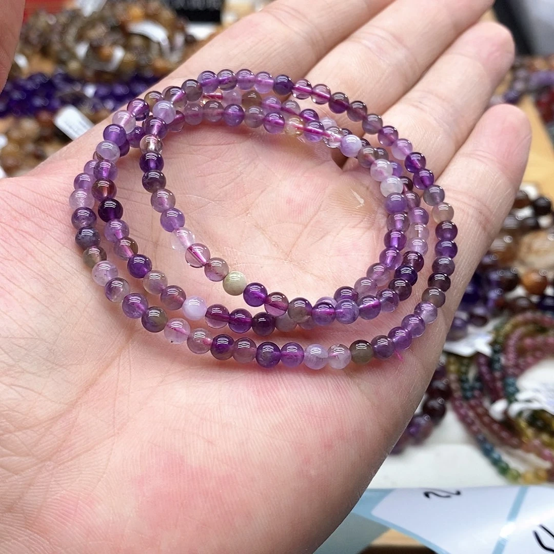 水晶手串未镶嵌天然