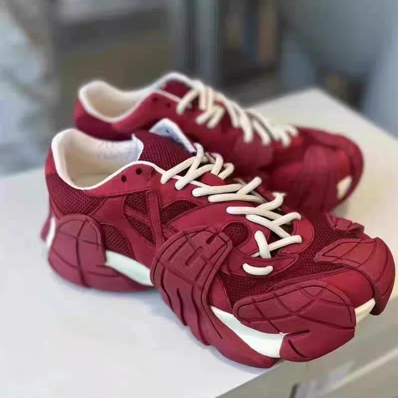 时髦~欧货八爪鱼老爹鞋女2025春新百搭洋气小众厚底6cm休闲鞋潮鞋