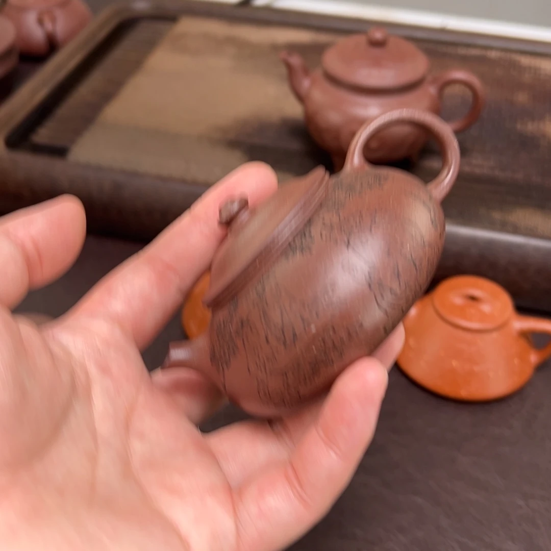 不***菜紫砂茶壶宜兴紫砂壶的制作微瑕