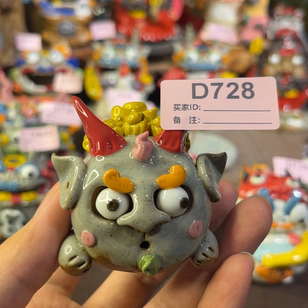 泥塑纯手工茶宠摆件