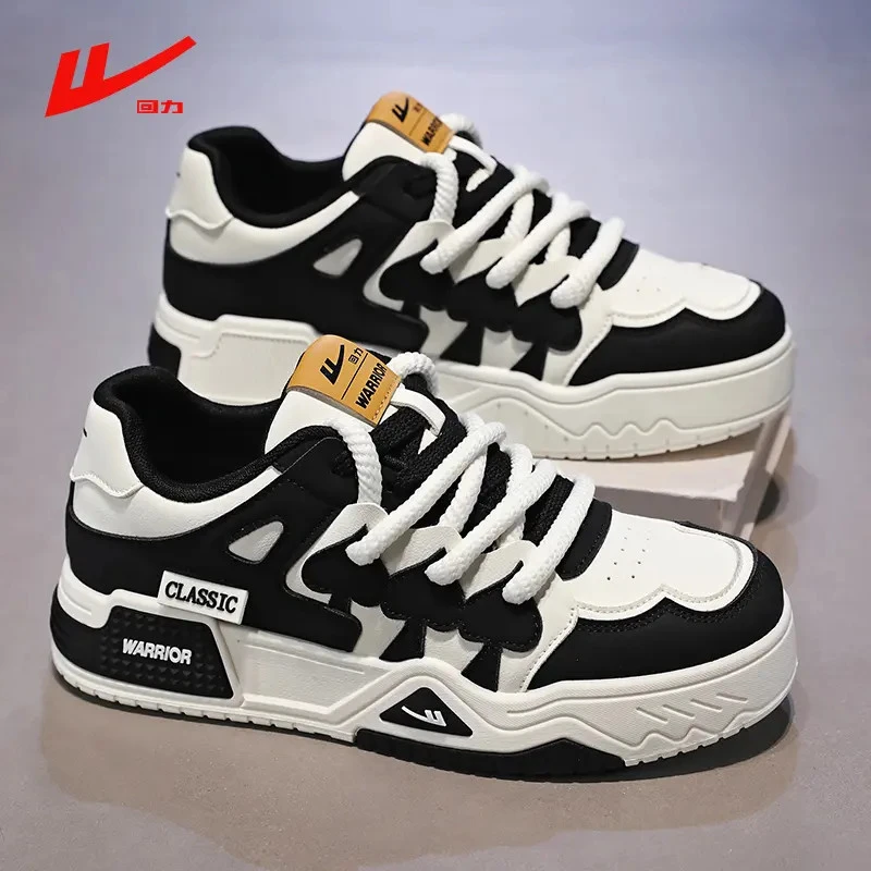 回力新款休闲男鞋学生爆款百搭潮鞋男士潮流厚底复古美式大码板鞋