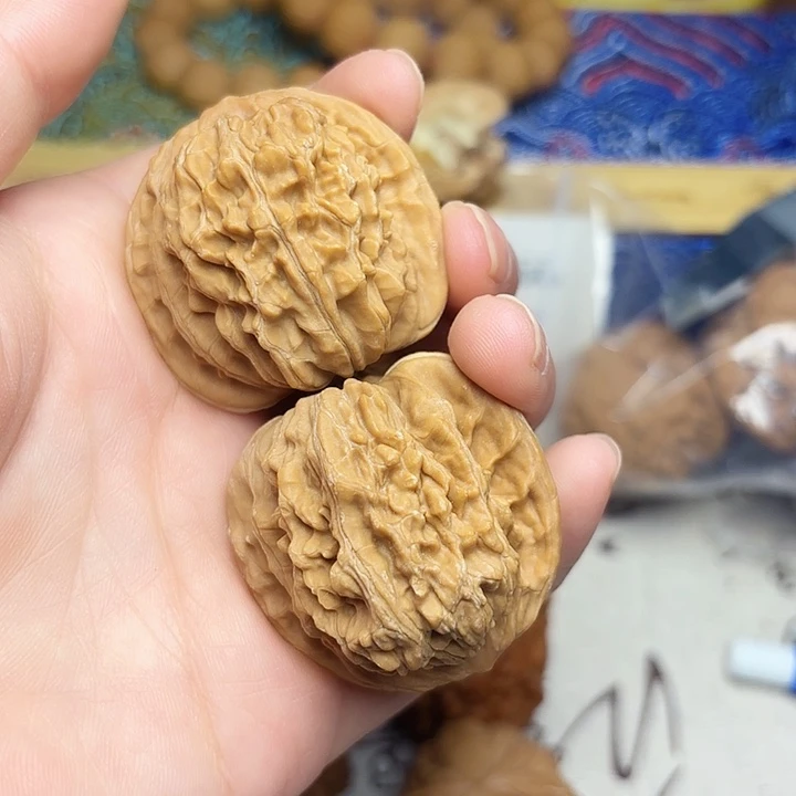 文玩核桃吊坠四座楼