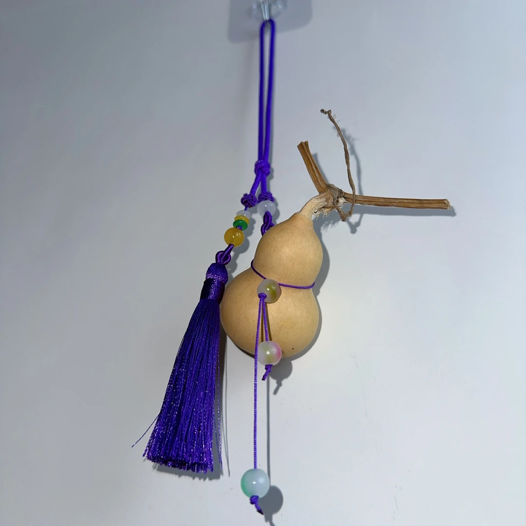 天然手工精选单颗小葫芦带龙头挂饰门把手背包挂饰汽车挂件饰品