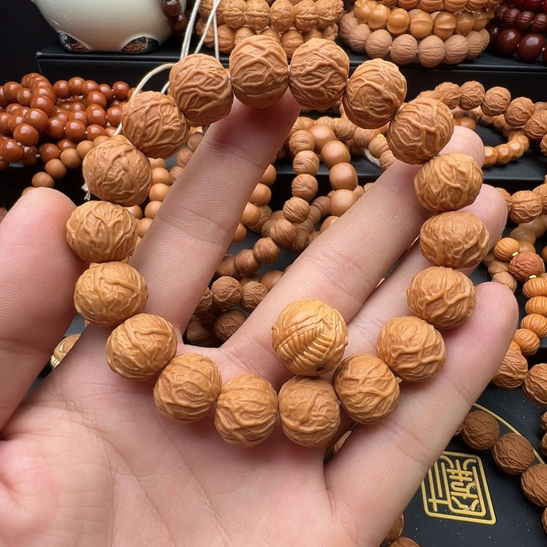 安***士手串猴头核桃毒液带单颗