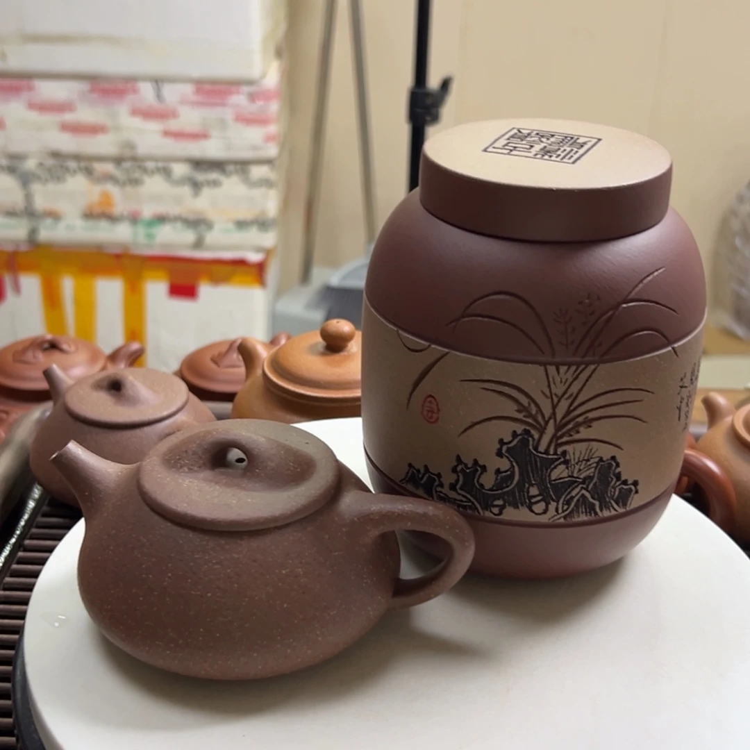 茶壶紫砂五彩段泥石瓢180