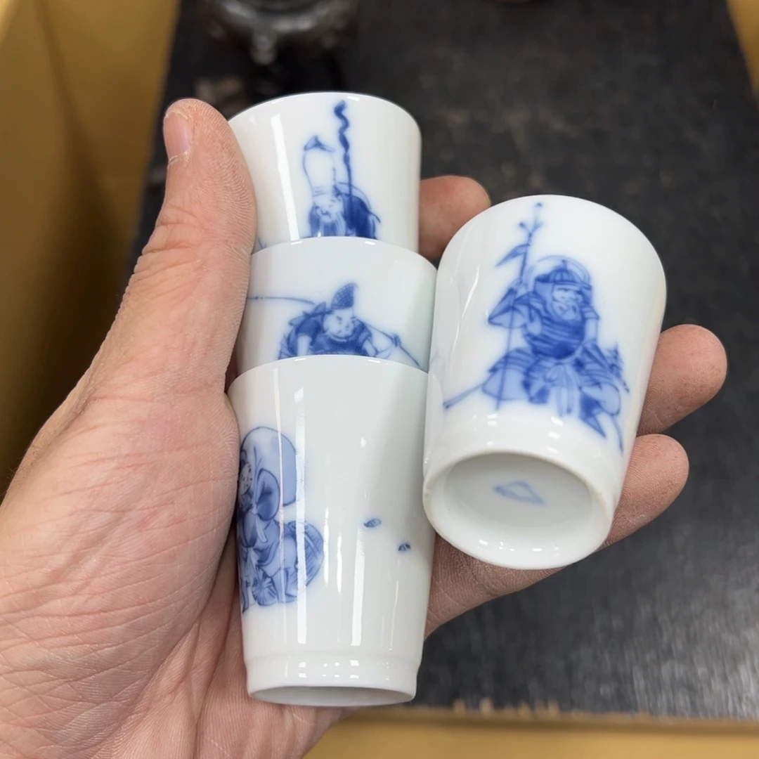 陶瓷日本中古工艺品摆件