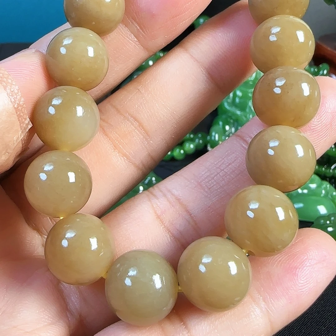 和田玉（糖玉）未镶嵌手链