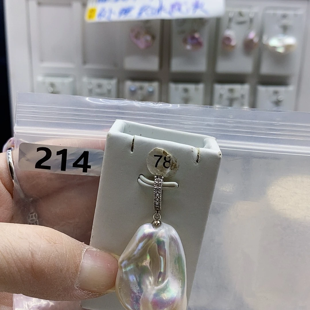 颈饰合金淡水珍珠