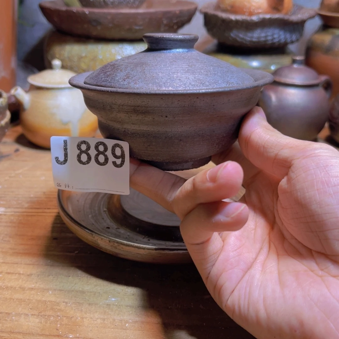 纯手工制作工艺（柴烧）裸烧纯手工制作柴烧889