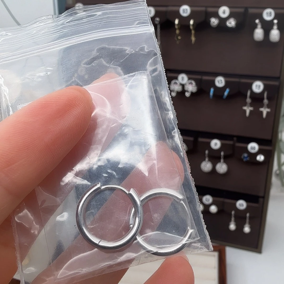 925银合成立方氧化锆925通体纯银耳饰