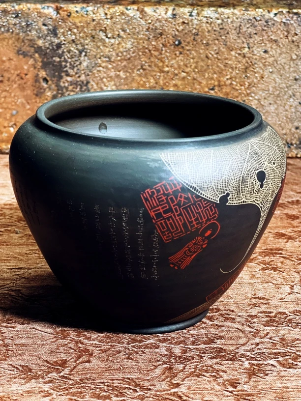 建水紫陶纯手工水洗 陈七铭心经系列水洗茶叶水洗