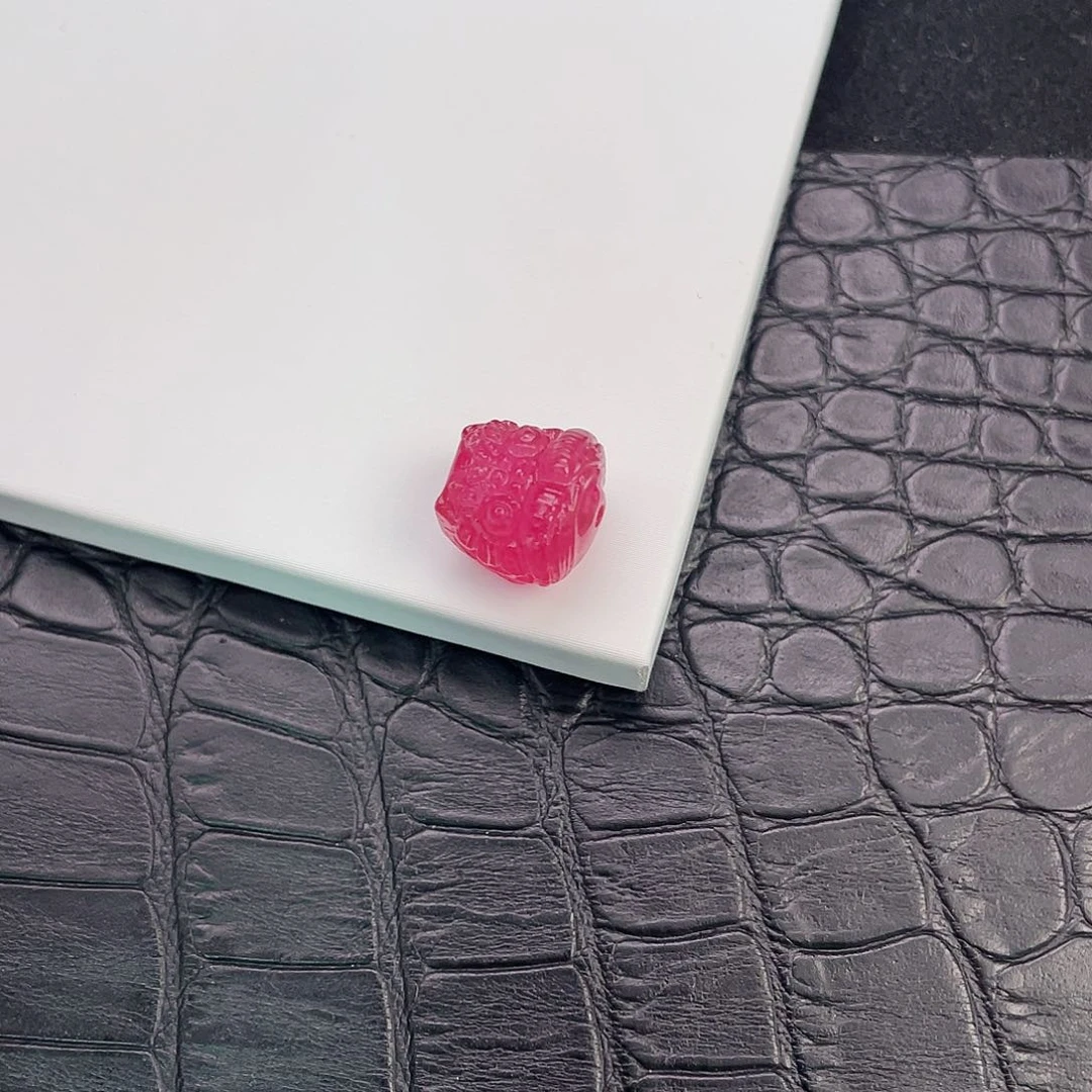 醒狮单颗未镶嵌碧玺溪**星