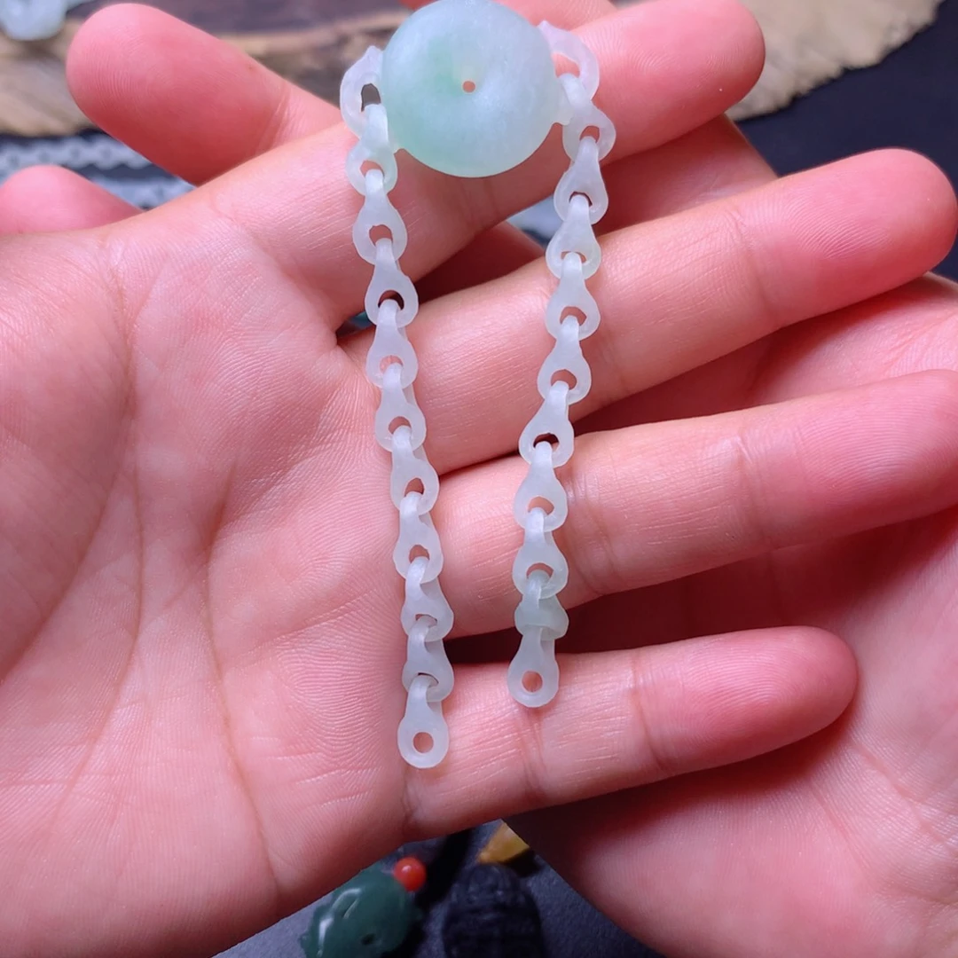 定制翡翠未镶嵌用****8手链