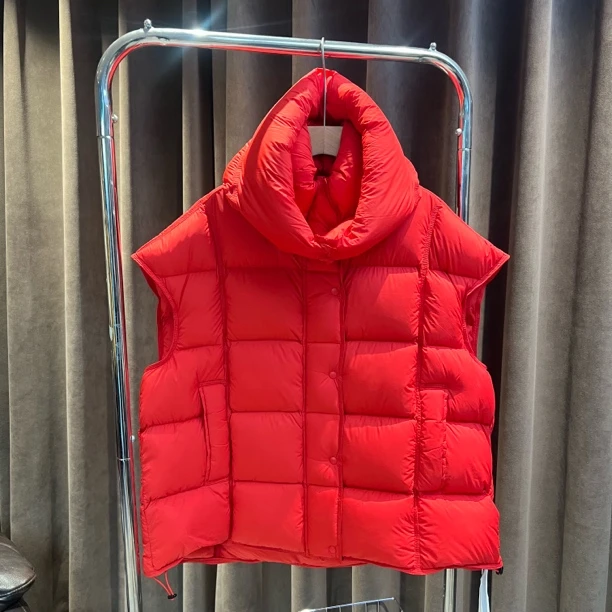 89629#品客连帽可拆卸背心女款外穿轻洋气坎肩外套（200斤之内可穿