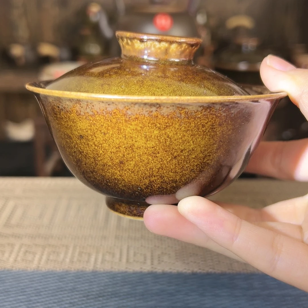 纯手工制作的两才盖碗