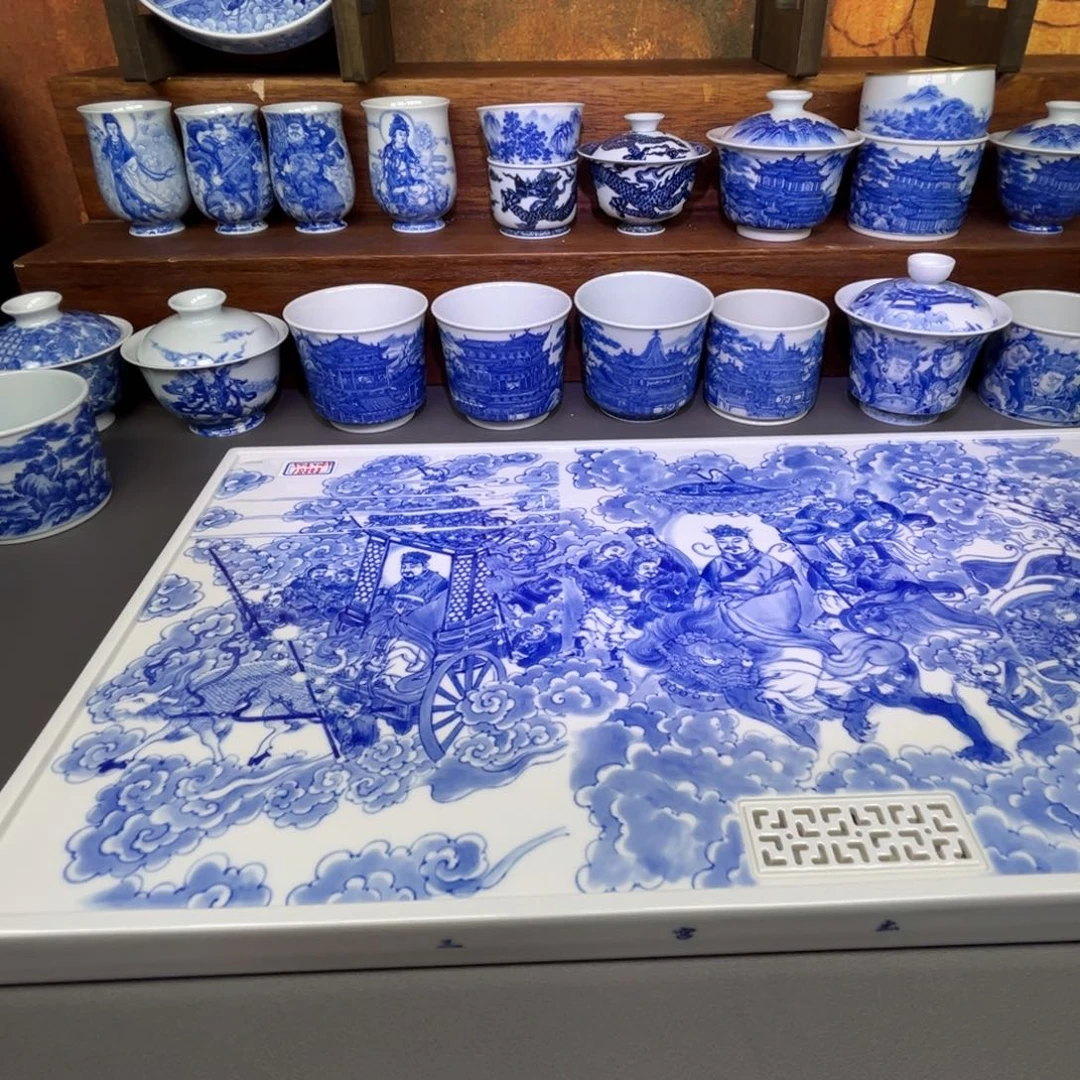 私***募摆件陶手工手绘哈哈哈