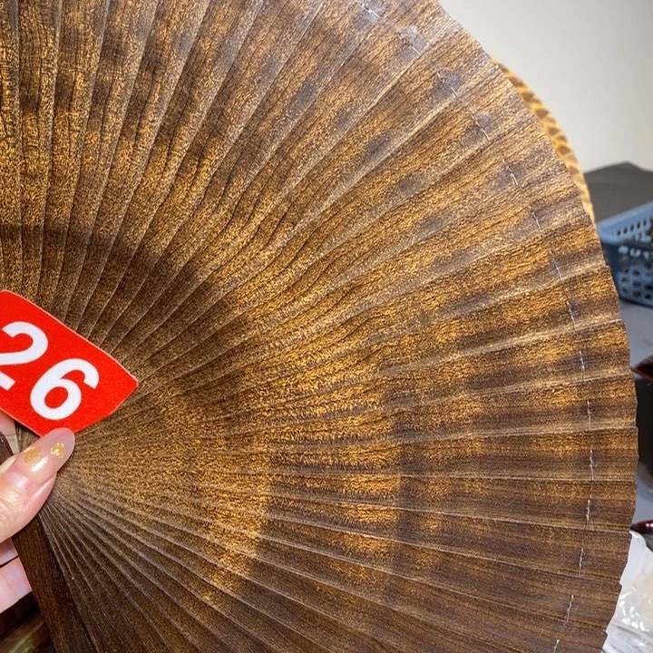 金丝楠拽*秋金丝楠木扇子