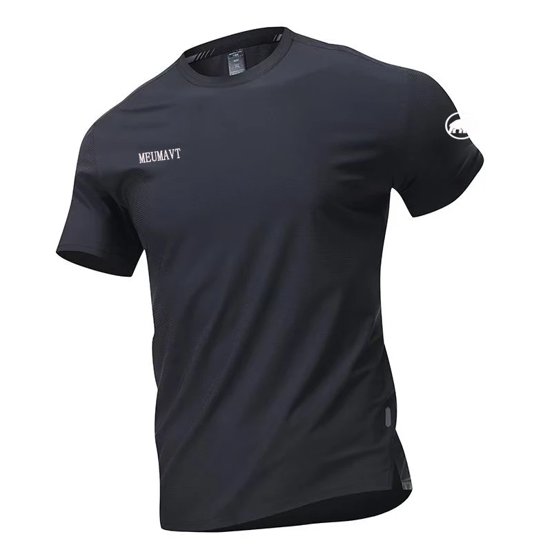 奥莱MEUNAVT猛犸雪域象运动短袖T恤速干衣透气弹力户外跑步上衣男
