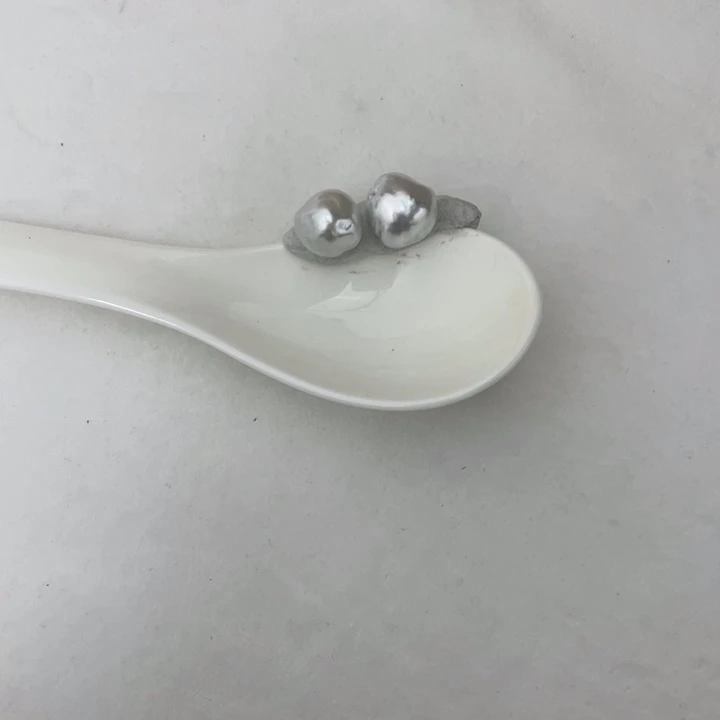 海水珍珠耳饰未镶嵌薛