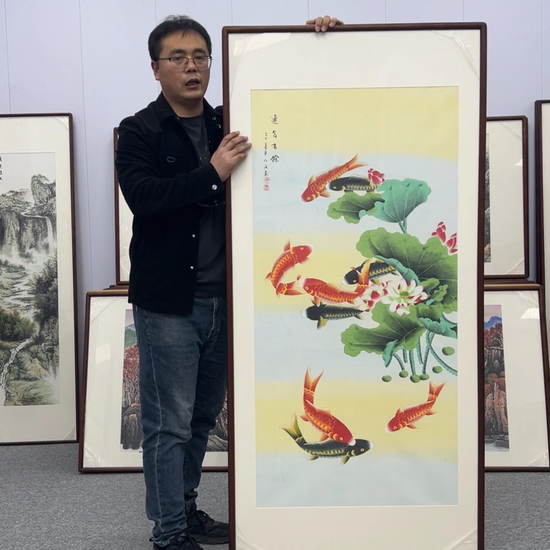 国画国画作品展览等170*80