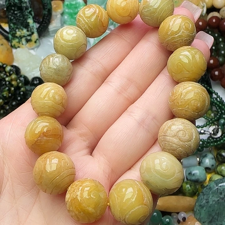翡翠未镶嵌颈饰天然A货9