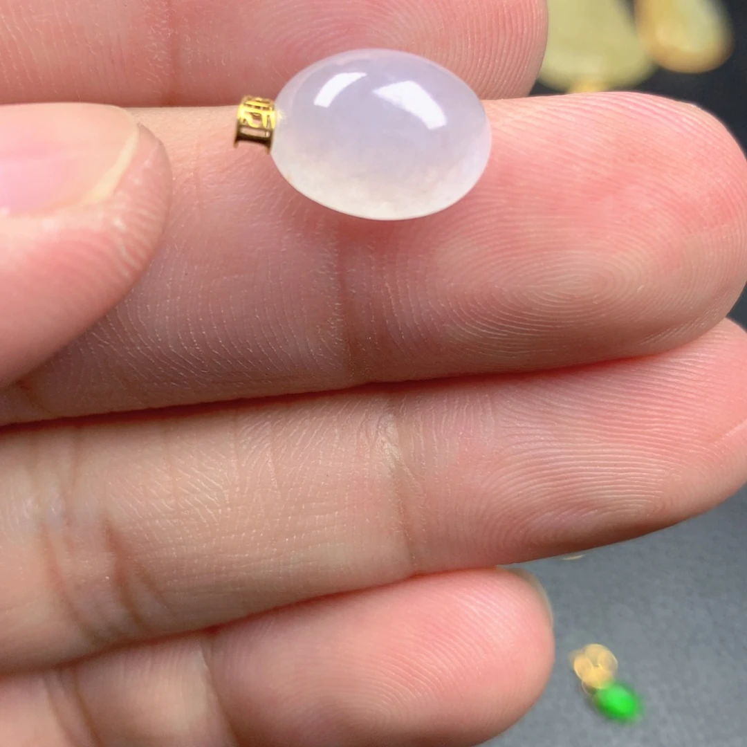 【闪购商品】颈饰18K金镶嵌翡翠翡翠