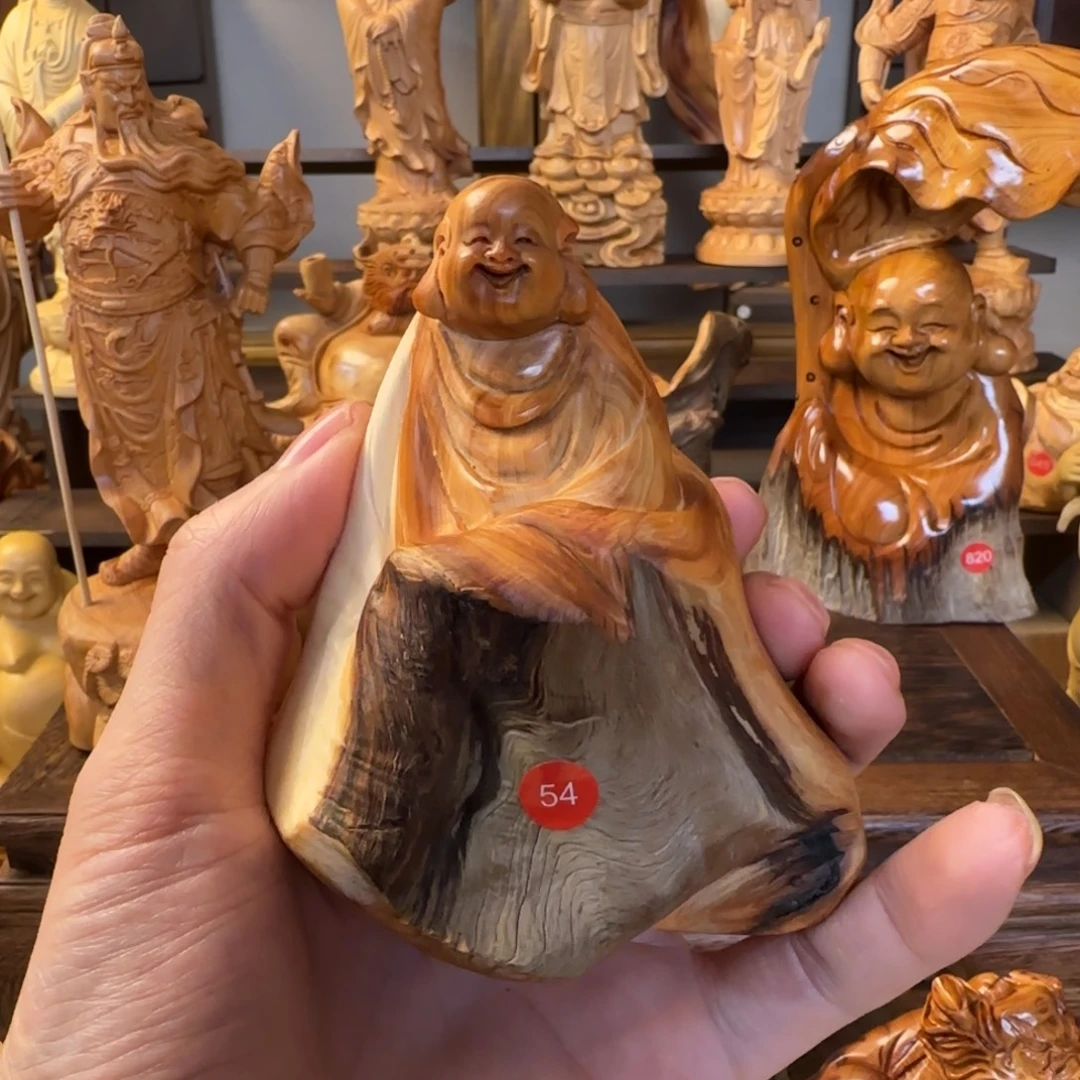 崖柏小木匠艺雕一物一拍