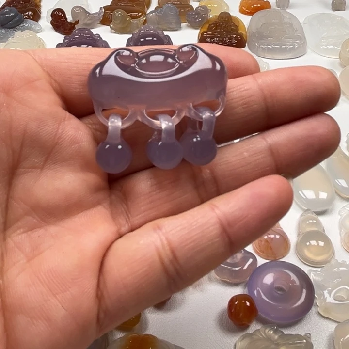 玛瑙/玉髓未镶嵌颈饰