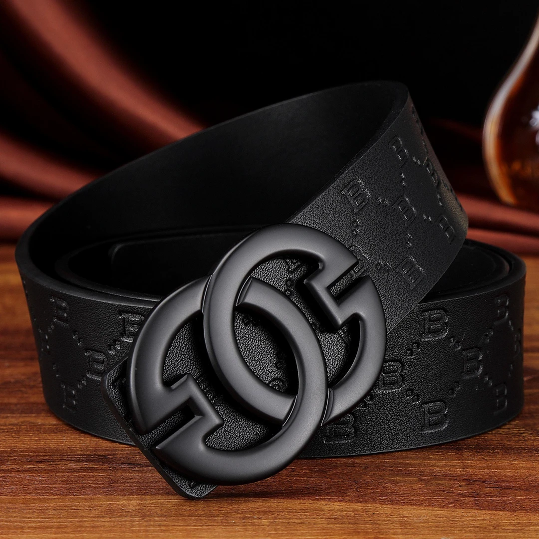 2025年新款潮流男士爆款牛皮轻奢酷奇爵士男款年轻人真皮带腰带