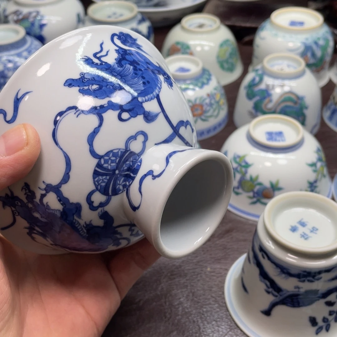 玄***風景德镇陶瓷现代手工陶瓷茶具