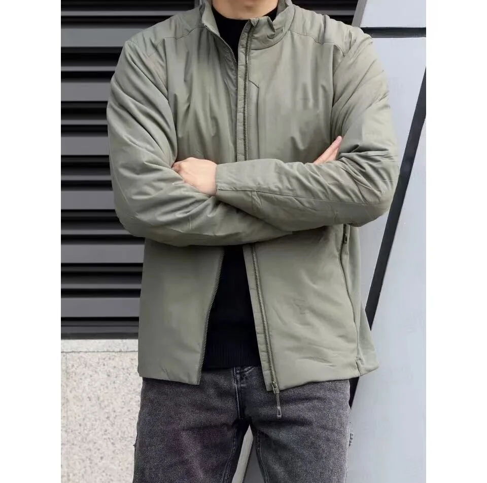 男士秋冬运动户外登山徒步透气保暖立领棉服外套 7503