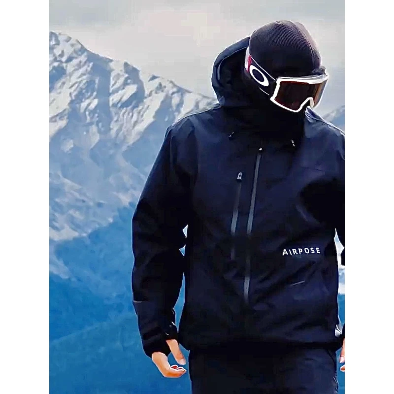 airpose滑雪服女单板新款男双板专业防水高端3l冬季加厚冬季保暖