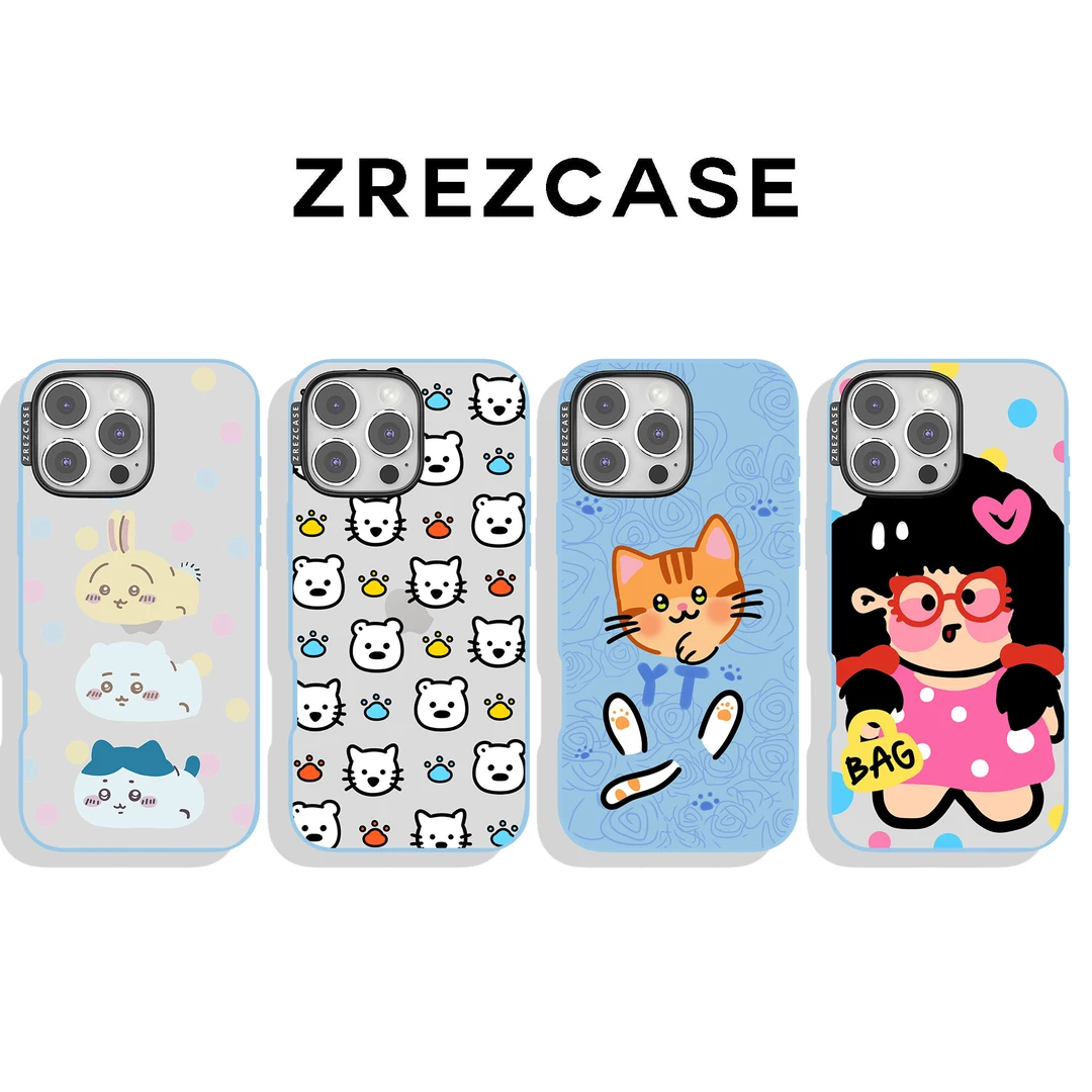 ZREZ 原创 [ 辫子女孩 ] 适用苹果iPhone16ProMax防摔个性手机壳