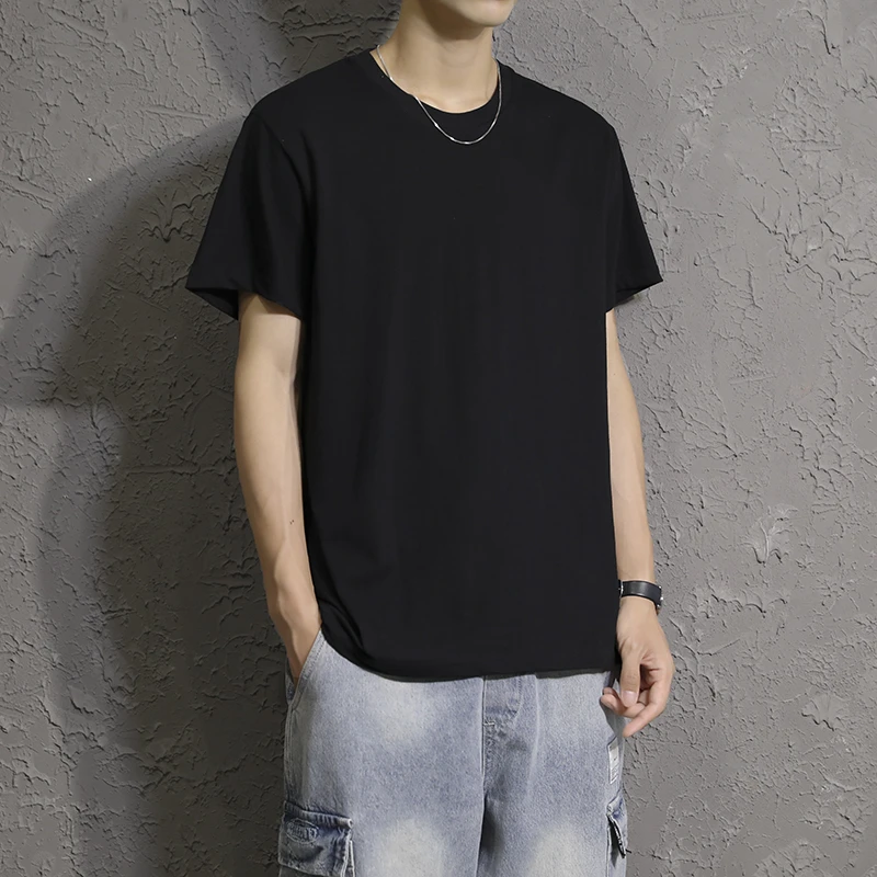 Cleanfit薄款纯色短袖男女同款夏季宽松圆领T恤百搭舒适薄款上衣