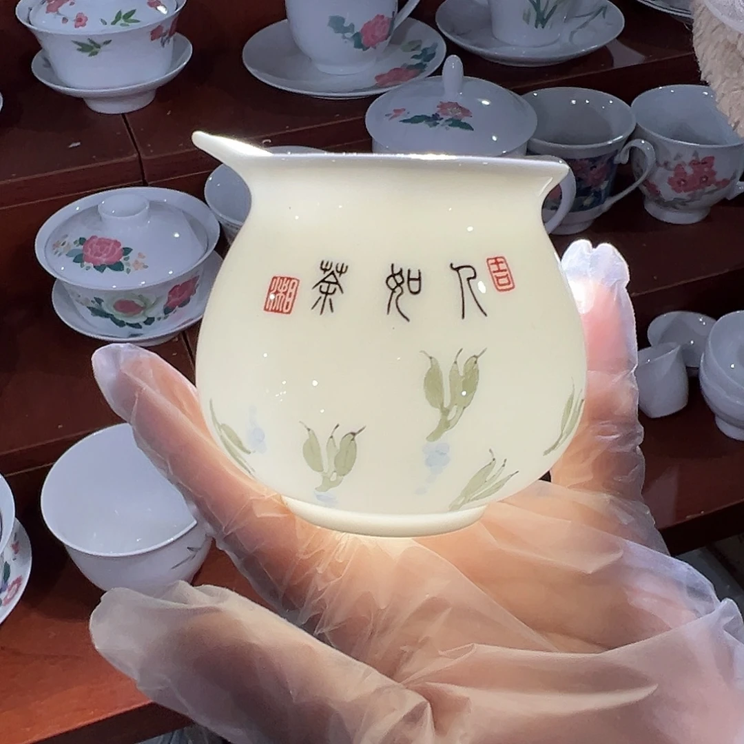 醴陵瓷直播供货基地手绘，160毫升